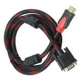 Promoção Cabo Adaptador Hdmi Macho X Vga 3 Metros