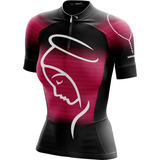 Promoção Camisa De Ciclismo Feminina Sódbike Nsa Il Pink