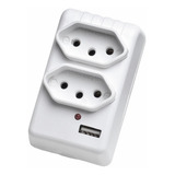 Promoção Carregador Usb Com Tomada Dupla iPhone Android