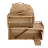 Promoção Garagem Heliponto Mdf Para Carrinho Helicóptero