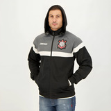 Promoção Jaqueta Blusa Corinthians Trilobal C Capuz Oficial