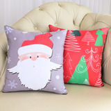 Promoção Kit 2 Capas De Almofada Estampas Natalinas 40x40