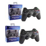 Promoção Kit 2 Controle Wireless Ps3 Sem Fio Recarregavel