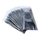 Promoção Kit Conjunto 7 Agulhas De Tricô Circular Aço 100 Cm