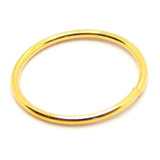 Promoção Piercing Argola Nariz Ouro Amarelo 18 Kl