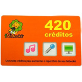Promoção Videokê Cartão 420 Créditos