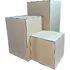 Prop Trio De Cubos Cenográficos 70cm 50cm 30cm Mdf Cru 6mm