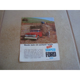 Propaganda Antiga Caminhão Ford F 600