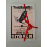Propaganda Antiga Citroën 8un Cartão 697
