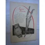 Propaganda Antiga Relogios Longines