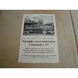 Propaganda Antiga Studebaker 1951 Commander V8