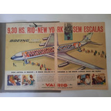 Propaganda Antiga Varig Aviação Folheto No
