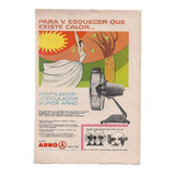 Propaganda Antiga Ventilador Arno