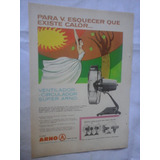Propaganda Antiga Ventilador Circulador
