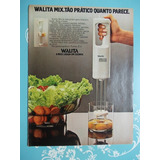 Propaganda Antiga Walita Mix Cartão Bamerindus