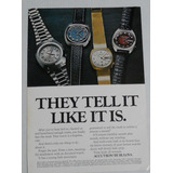 Propaganda Relogios Bulova Accutron