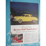 Propaganda Vintage - Studebaker The New 1949. A New Vogue I