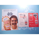 Propaganda Vintage (kit De 3). Atlantic Motor Oil. Exiga Os 