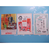 Propaganda Vintage Arno kit De 3 Enceradeira Aspirador