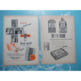 Propaganda Vintage kit De 2 Indústrias York Talco Óleo