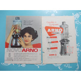 Propaganda Vintage kit De 2 Novo Arno Liquidificador 