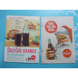 Propaganda Vintage kit De 2 Prop Coca cola