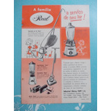 Propaganda Vintage kit De 2 Real Enceradeira Liquidific