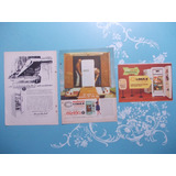 Propaganda Vintage kit De 3 Geladeira Nôvo Climax Vitória