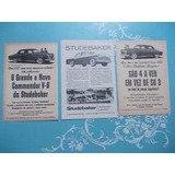 Propaganda Vintage kit De 3 Studebaker Commander V 8
