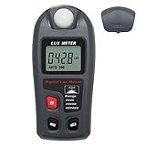Proster Medidor De Luz De Iluminação De Luxímetros Digitais Luminômetros Lux Light Meter Fotômetros De Alta Precisão 4 Lux Meter Com Faixa De Exibição LCD 0 1 200000 Lux 0 01 20000 Fc