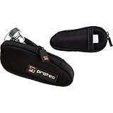 Protec Bocal De Neoprene Para Trompete Pequeno De Latão Com Fecho De Zíper Preto Modelo N203