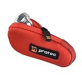 Protec Bocal De Neoprene Para Trompete Pequeno De Latão Com Fecho De Zíper Vermelho Modelo N203RX