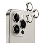 Proteção Câmera Person Para iPhone 15 Pro Titânio Natural