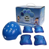Proteção Infantil Capacete Para Bicicleta Patins Skate Kit