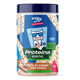Proteína Vegetal Em Pó Muke Sabor Torta De Banana Com Canela Em Pote 450g mu