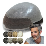 Prótese Capilar Masculina Micropele Com Tela Lace Frontal