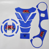 Protetor 3d Tanque Bocal Mesa M6 Moto Suzuki Gsx R Srad 750