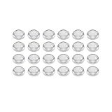 Protetor Anti Impacto Redondo De Silicone 8mm C 24 Peças Amortecedor De Porta Parede Maçaneta Batentes Material Transparente Contra Batidas E Ruídos Multiuso Ideal Para Móveis No Geral