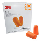 Protetor Auricular De Espuma 3m Ouvidos Abafador 200 Pares