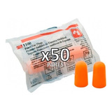 Protetor Auricular Espuma Ouvidos Abafador 3m 50 Pares