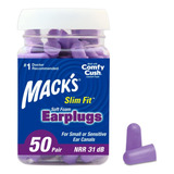 Protetor Auricular Mack s Slim Fit Nrr 29 Db 50 Pares