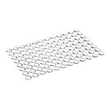 Protetor Batente Gota Silicone Adesivo Multiuso 8mm 100uni
