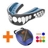 Protetor Bucal Shock Doctor Gel Max Power Fang Estojos