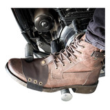 Protetor Calçados Moto Troca Marcha Couro Pedal Bota Tenis