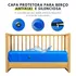 Protetor Capa De Colchão Impermeável Berço Mini Cama Antixixi E Antialérgico