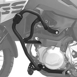 Protetor Carenagem Motor Bmw F 800 Gs 2024 Scam Sptop423