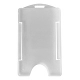 Protetor Cartão Crachá Vertical Horizontal Transparente 10