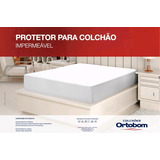 Protetor Colchão Impermeável Ortobom Queen 2 00x1 60x30 Alt Cor Branco Desenho Do Tecido Liso