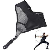 Protetor De Braço De Tiro Com Arco- Protetor De Peito De Tiro Com Arco- Braço De Tecido De Malha Respirável Macio Ajustável Para Homens E Mulheres