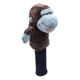 Protetor De Cabeça De Madeira Para Golfe De Chimpanzé